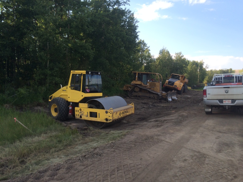 Compactor Roller Earthworks Alberta
