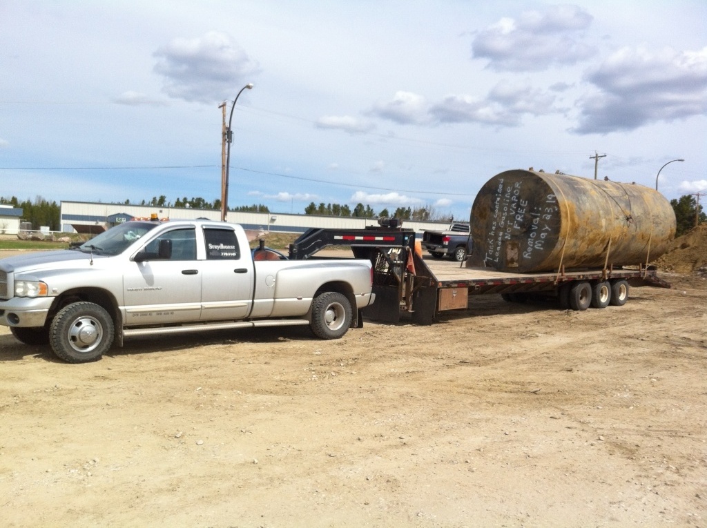 Underground Storage Tank Removal Whitecourt Alberta Construction Remediation Decommisioning